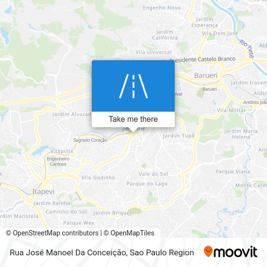 Rua José Manoel Da Conceição map