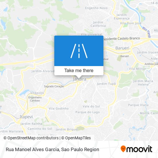 Rua Manoel Alves Garcia map