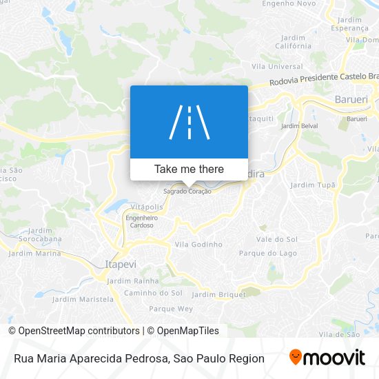 Rua Maria Aparecida Pedrosa map