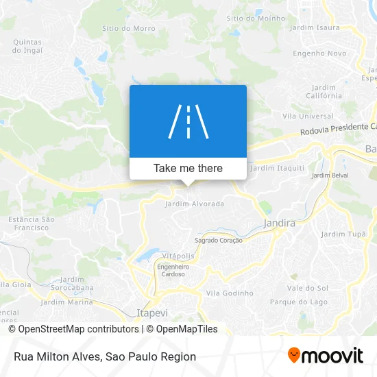 Rua Milton Alves map