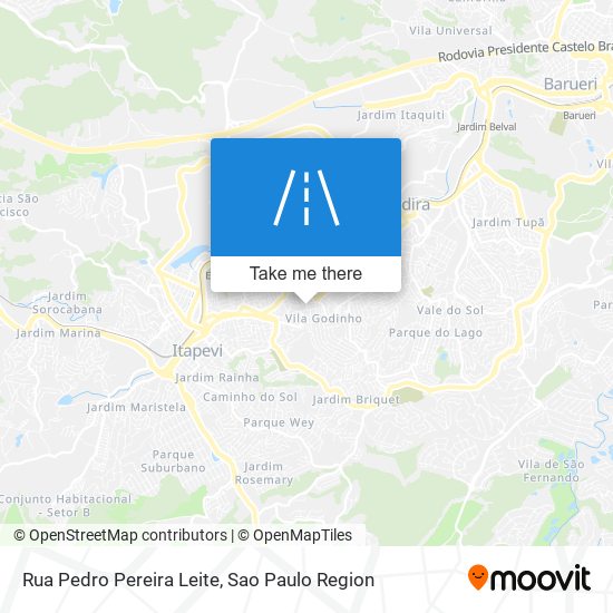 Rua Pedro Pereira Leite map