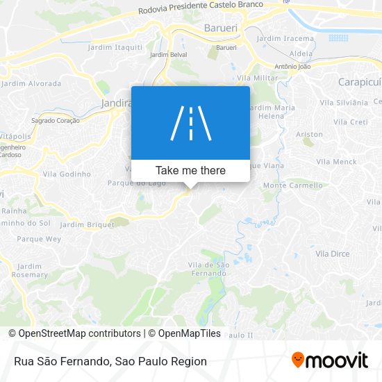 Rua São Fernando map