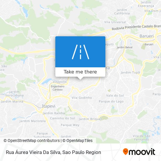 Mapa Rua Áurea Vieira Da Silva