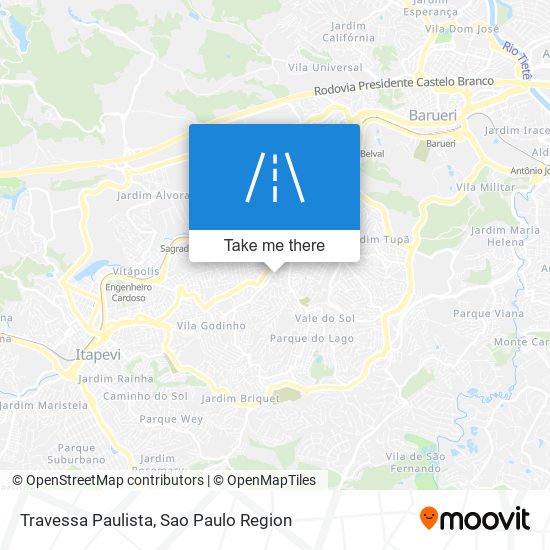 Travessa Paulista map