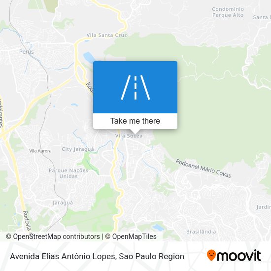 Avenida Elias Antônio Lopes map