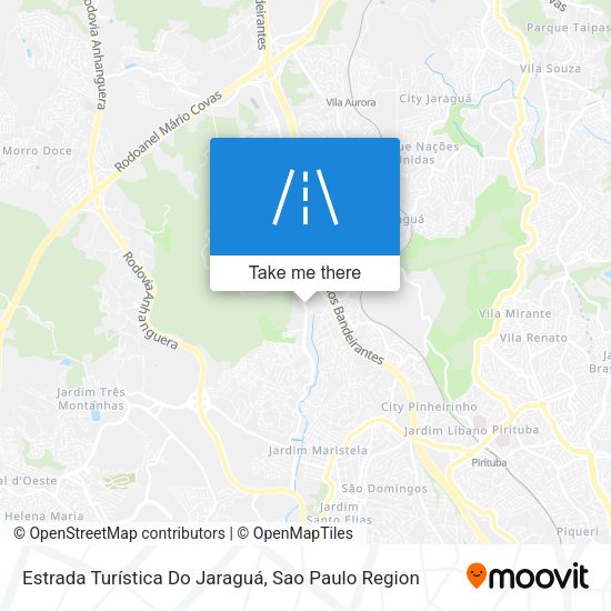 Estrada Turística Do Jaraguá map