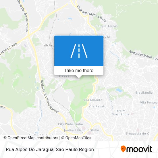 Rua Alpes Do Jaraguá map
