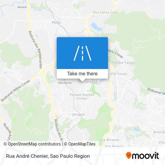 Rua André Chenier map