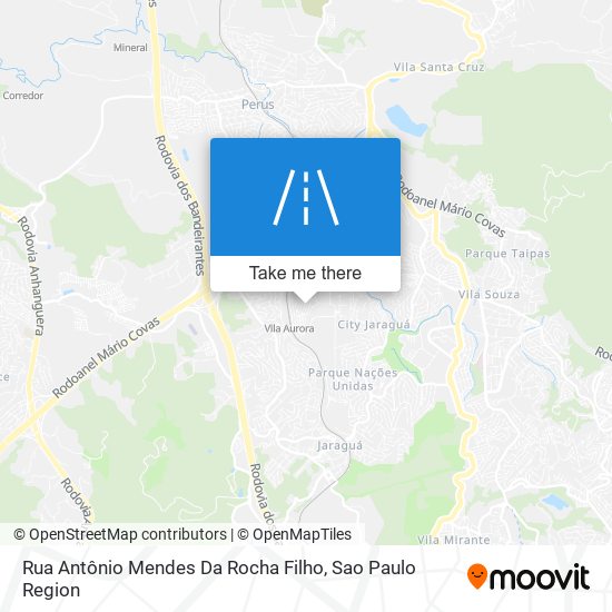 Mapa Rua Antônio Mendes Da Rocha Filho