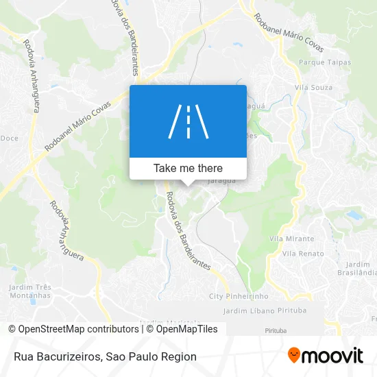Rua Bacurizeiros map