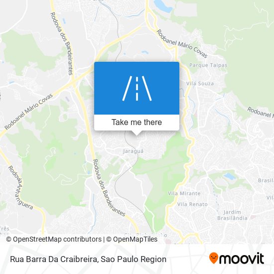 Mapa Rua Barra Da Craibreira