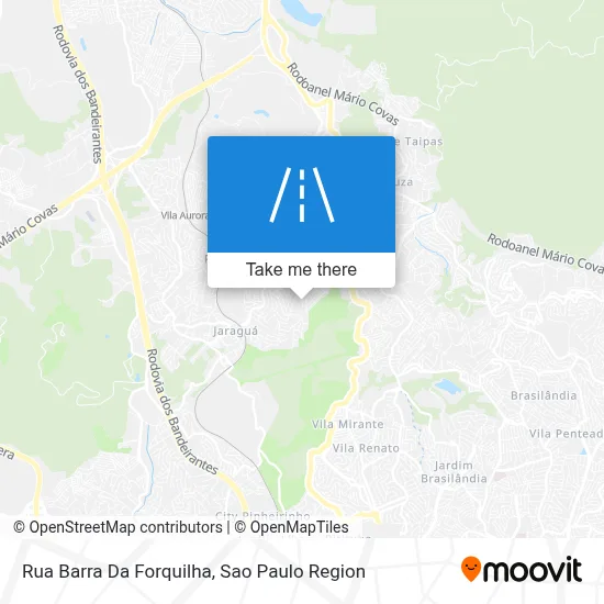Rua Barra Da Forquilha map