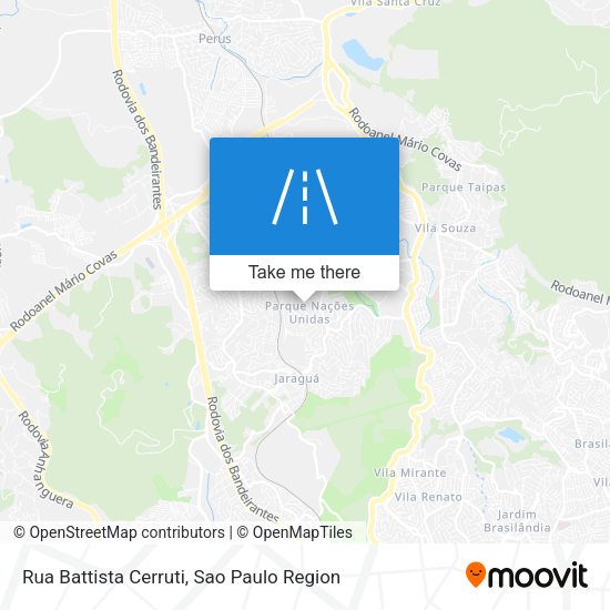 Rua Battista Cerruti map