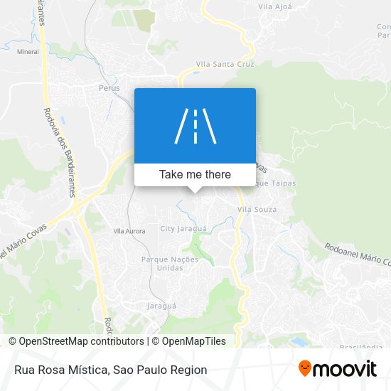 Rua Rosa Mística map