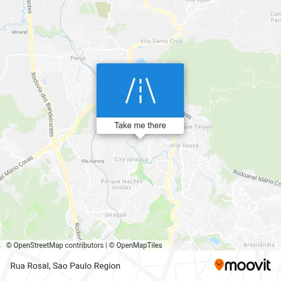 Rua Rosal map
