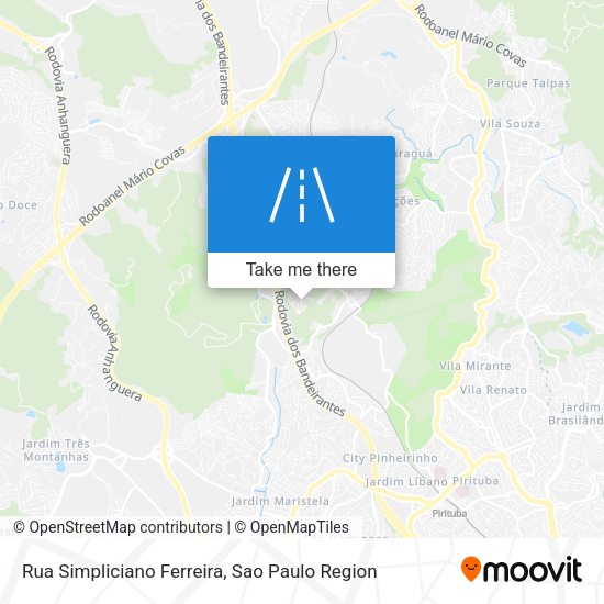 Rua Simpliciano Ferreira map