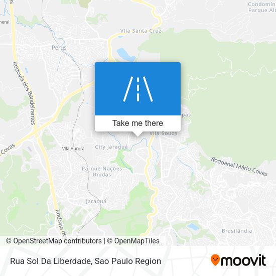Rua Sol Da Liberdade map