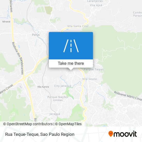 Rua Teque-Teque map