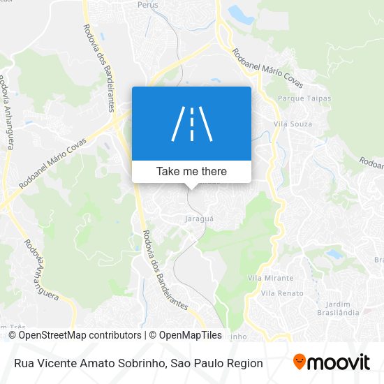 Rua Vicente Amato Sobrinho map
