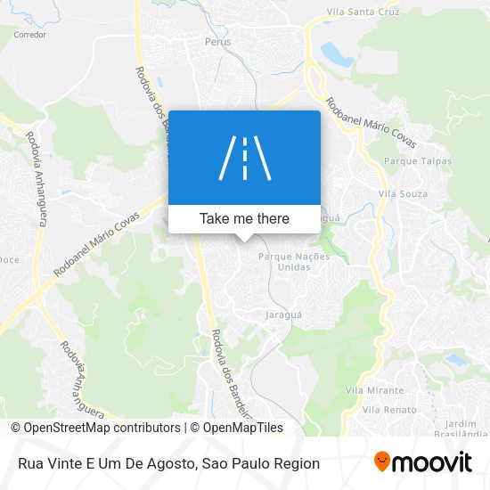 Rua Vinte E Um De Agosto map