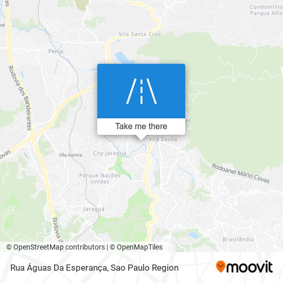 Rua Águas Da Esperança map