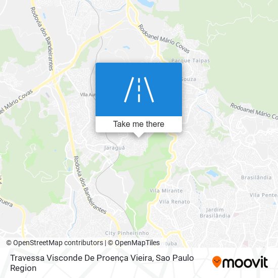 Mapa Travessa Visconde De Proença Vieira