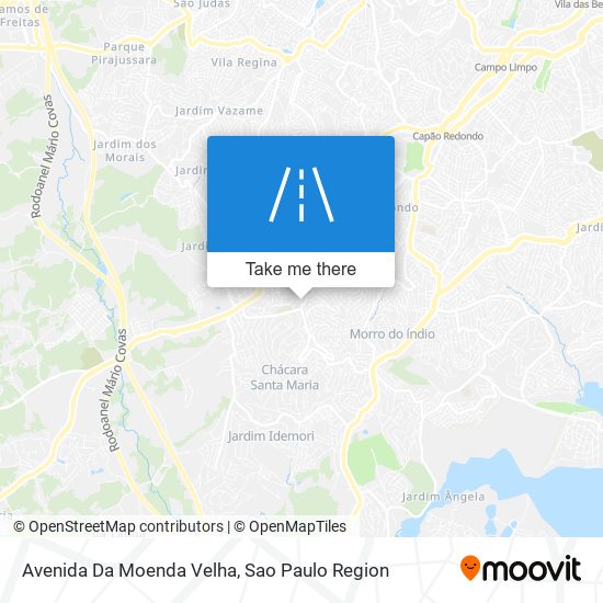 Mapa Avenida Da Moenda Velha