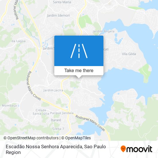 Escadão Nossa Senhora Aparecida map