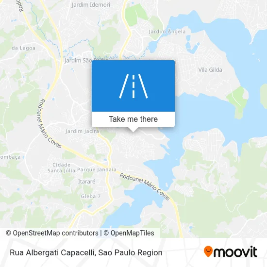 Rua Albergati Capacelli map