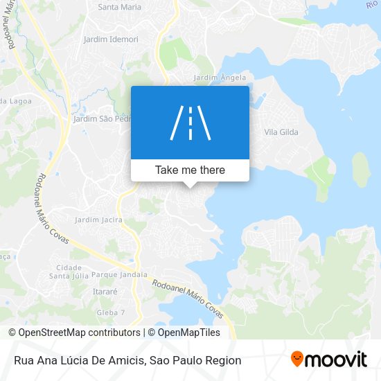 Rua Ana Lúcia De Amicis map