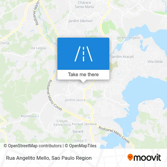 Rua Angelito Mello map