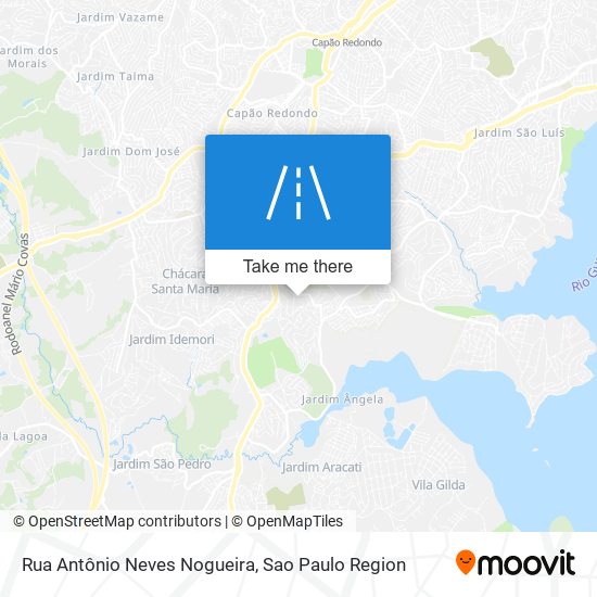 Mapa Rua Antônio Neves Nogueira