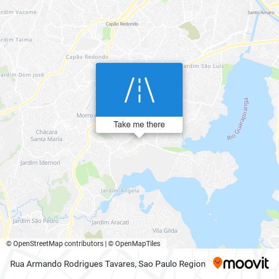 Mapa Rua Armando Rodrigues Tavares
