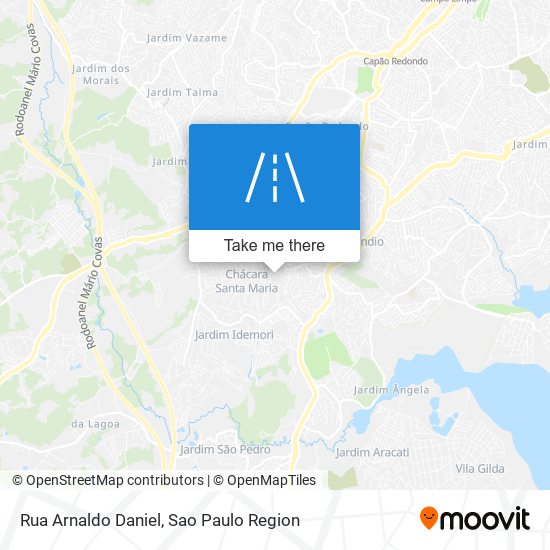 Mapa Rua Arnaldo Daniel