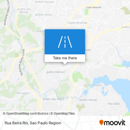 Rua Beira Rio map