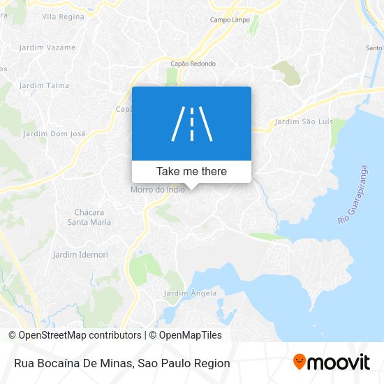 Rua Bocaína De Minas map