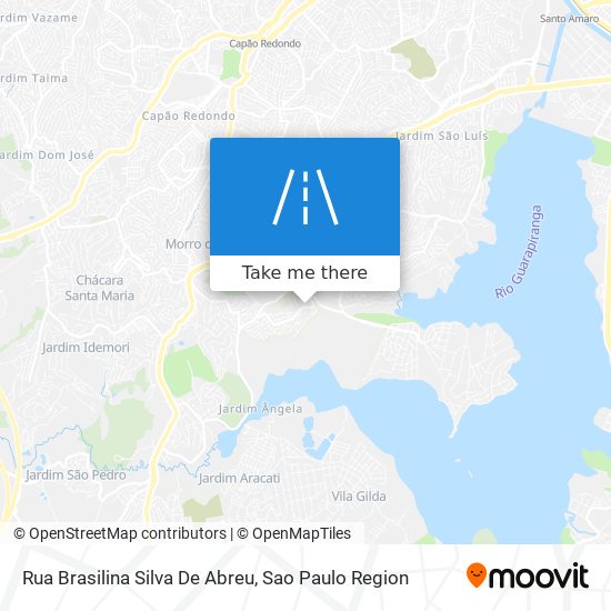 Mapa Rua Brasilina Silva De Abreu