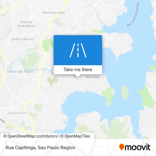 Rua Capitinga map