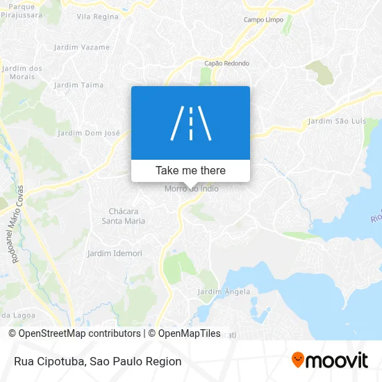Rua Cipotuba map