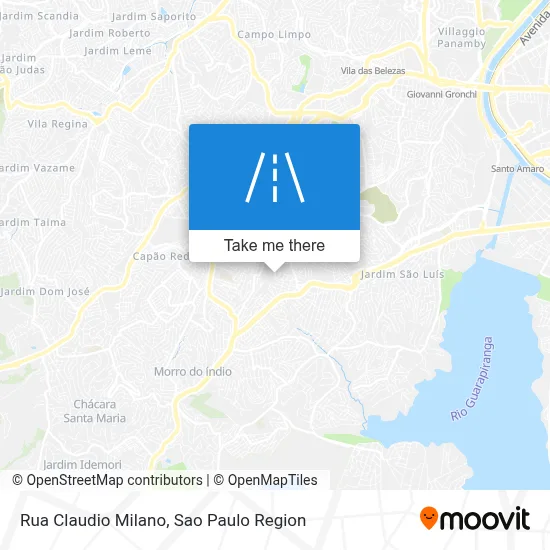 Rua Claudio Milano map