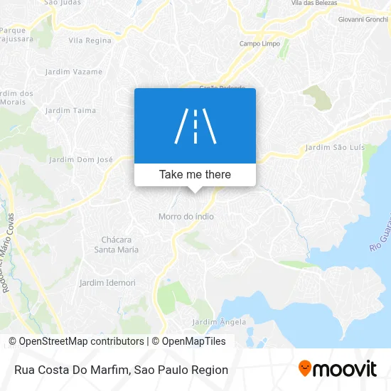 Rua Costa Do Marfim map