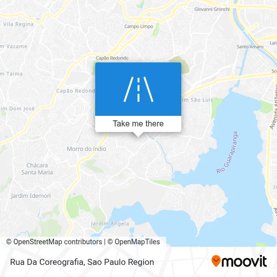 Rua Da Coreografia map