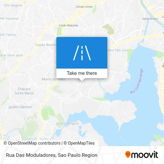 Rua Das Moduladores map