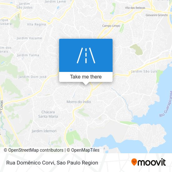 Rua Domênico Corvi map