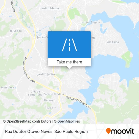 Rua Doutor Otávio Neves map