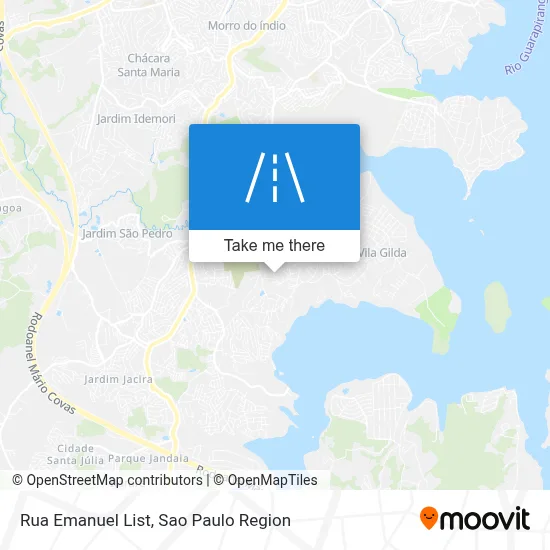 Rua Emanuel List map