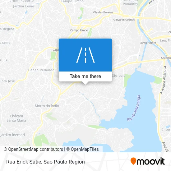 Rua Erick Satie map