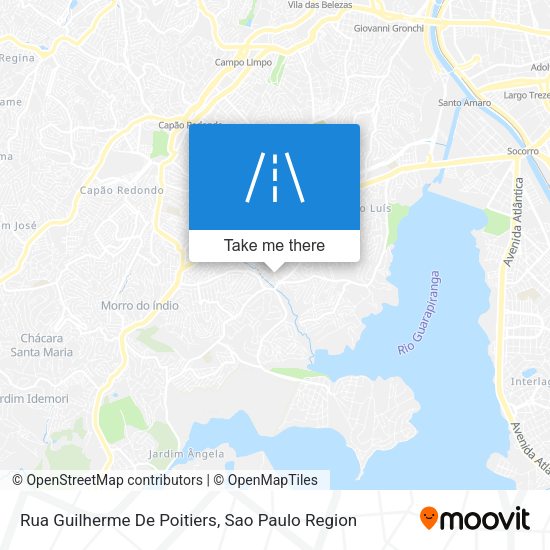 Rua Guilherme De Poitiers map