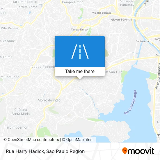 Rua Harry Hadick map