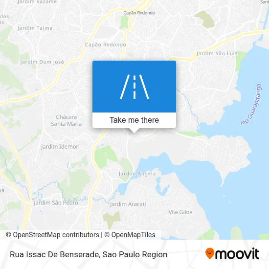 Rua Issac De Benserade map